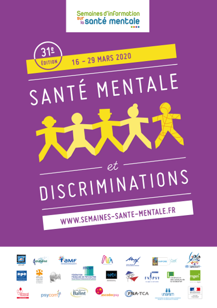 Affiche de la Quinzaine de la Santé Mentale 2020