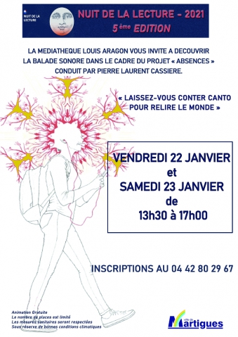 Affiche de la Nuit de la lecture 2021