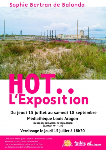 affiche présentant l'exposition, incluant les dates